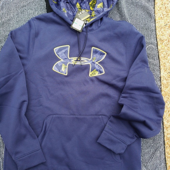 mens purple under armour hoodie